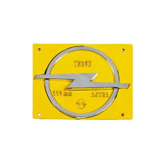Emblém Opel 7326D (110 × 140 mm) fotografie 1