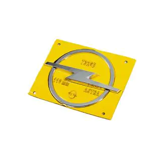 Emblém Opel 7326D (110 × 140 mm) fotografie 2