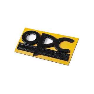 Emblém OPC Line 32 mm x 85 mm (černý) fotografie 2