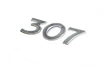 Peugeot 307 2001–2008 Nápis 307 (105 mm x 30 mm) fotografie 2