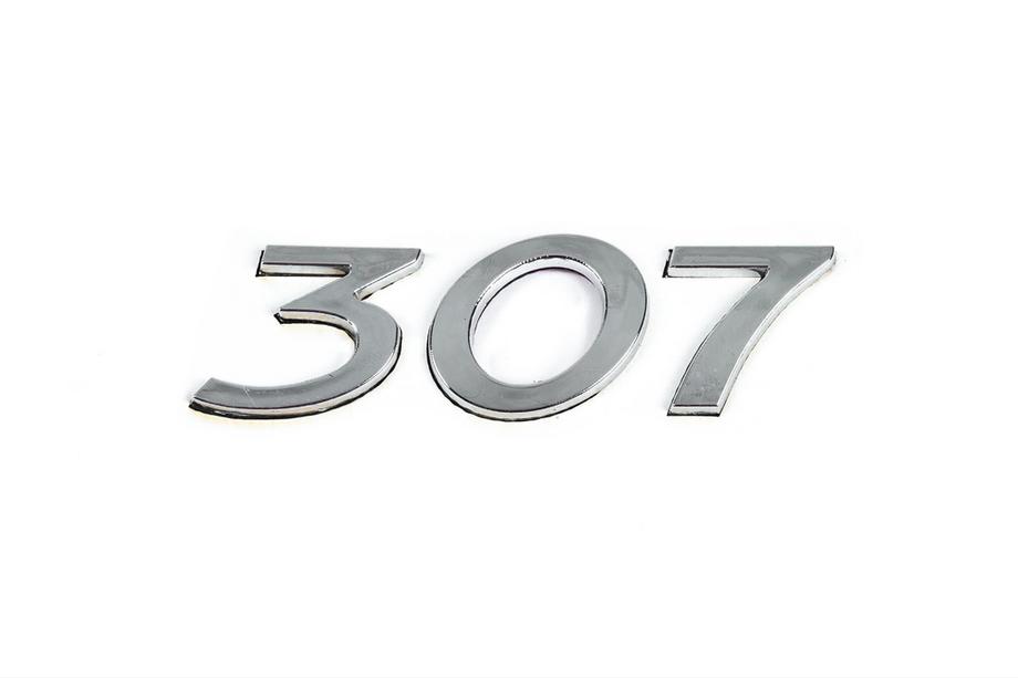 Peugeot 307 2001–2008 Nápis 307 (105 mm x 30 mm) Image