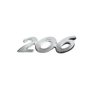 Nápis 206 (90 mm x 25 mm)