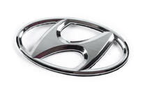 Hyundai I-20 2008–2012 Emblém 86300-1J500 (125 × 65 mm) fotografie 2