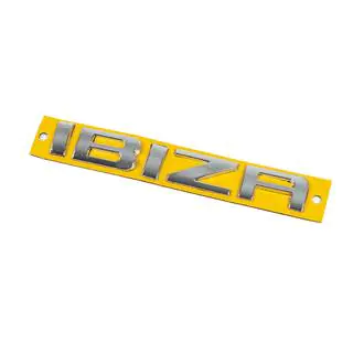 Nápis Ibiza (125 × 18 mm) Seat Ibiza 2002–2009 fotografie 2