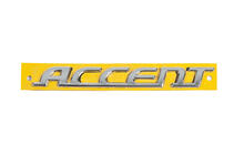 Hyundai Accent 2006–2010 Nápis Accent (155 × 18 mm) fotografie 1
