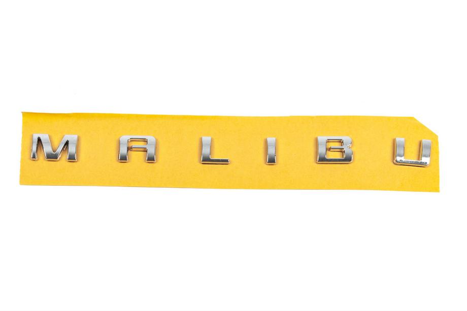 Chevrolet Malibu 2011–2018 Emblém s nápisem Malibu 84290798 (256×18 mm) Image