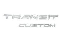 Ford Custom 2013–2022 Nápis Transit Custom (270 x 50 mm) fotografie 1