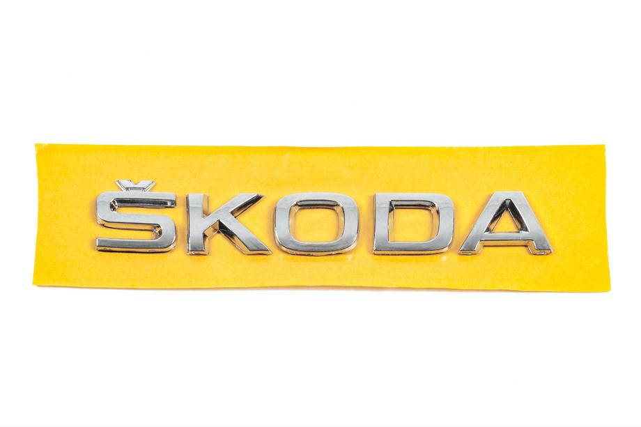 Skoda Nápis Skoda 5JA853687 (155×27 mm) Fotografie 1