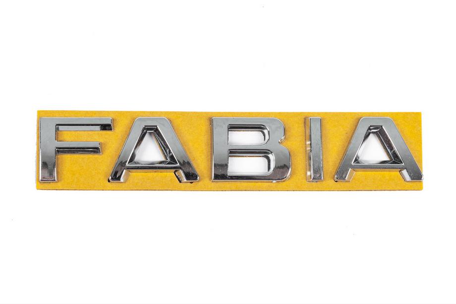 Skoda Fabia 2014–2021 Nápis Fabia (130 mm x 22 mm) Image