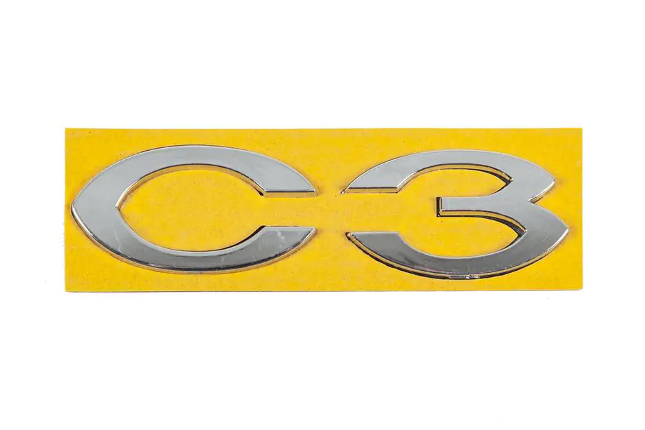 Citroen C-3 2009–2016 Nápis C3 (113 x 30 mm) Image