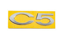 Citroen C-5 2008–2017 Nápis C5 8666.28 (110 × 30 mm) fotografie 1