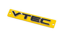 Honda Nápis VTEC černý s chromem (110 mm x 15 mm) fotografie 2