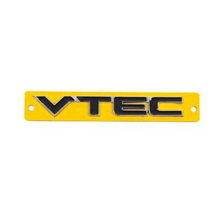 Nápis VTEC černý s chromem (110 mm x 15 mm) fotografie 1