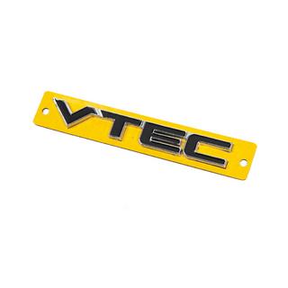 Nápis VTEC černý s chromem (110 mm x 15 mm) fotografie 2