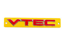 Honda Nápis VTEC červený s chromem (110×15 mm) fotografie 1