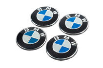 BMW Samolepky na středové krytky kol 56 mm J1012 (4 ks) fotografie 2