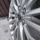 Skoda Samolepky na disky 56 mm J1009 (4 ks) fotografie 2