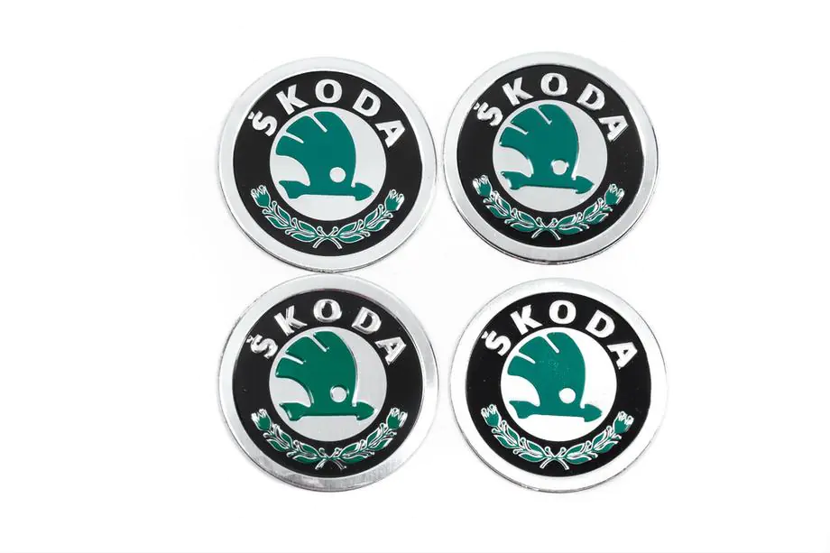 Skoda Samolepky na středové krytky kol 60 mm 8932 (4 ks) Image