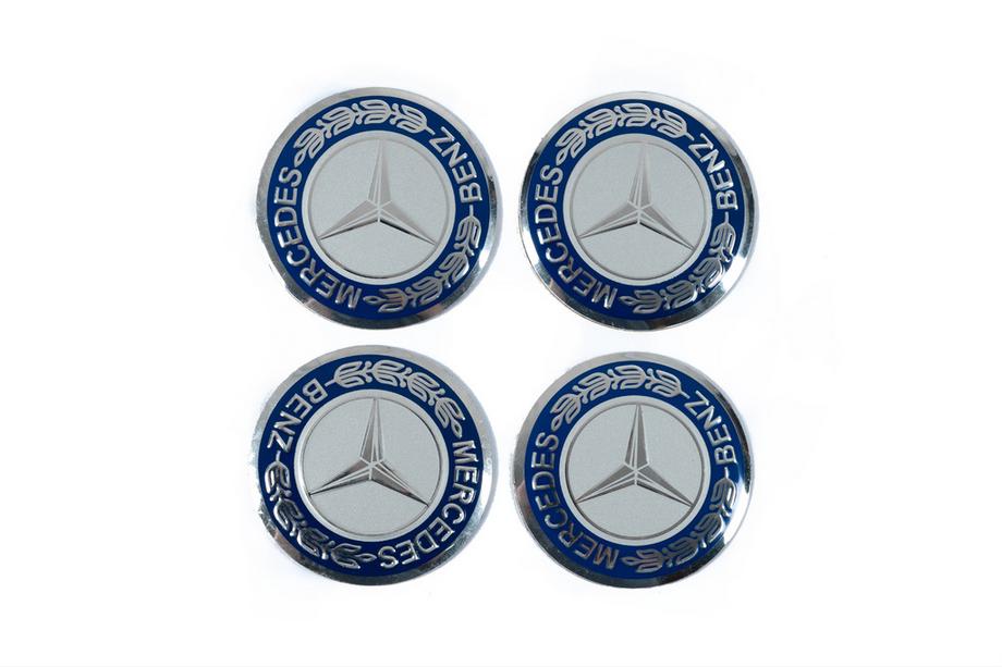 Mercedes-Benz Samolepky na disky 56 mm J1017 (4 ks) Fotografie 2