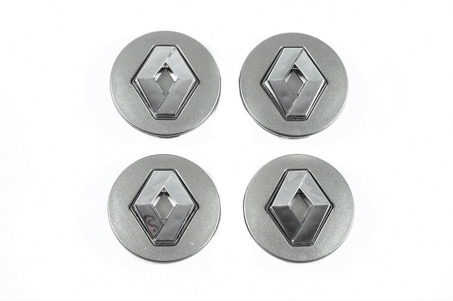 Renault Středové krytky disků šedé 5884 (56 mm na 52 mm, 4 ks) Fotografie 2