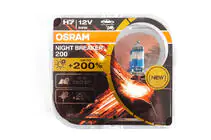 Halogenová žárovka do světlometu Osram H7 55W Night Breaker +200% 64210nb200 fotografie 1