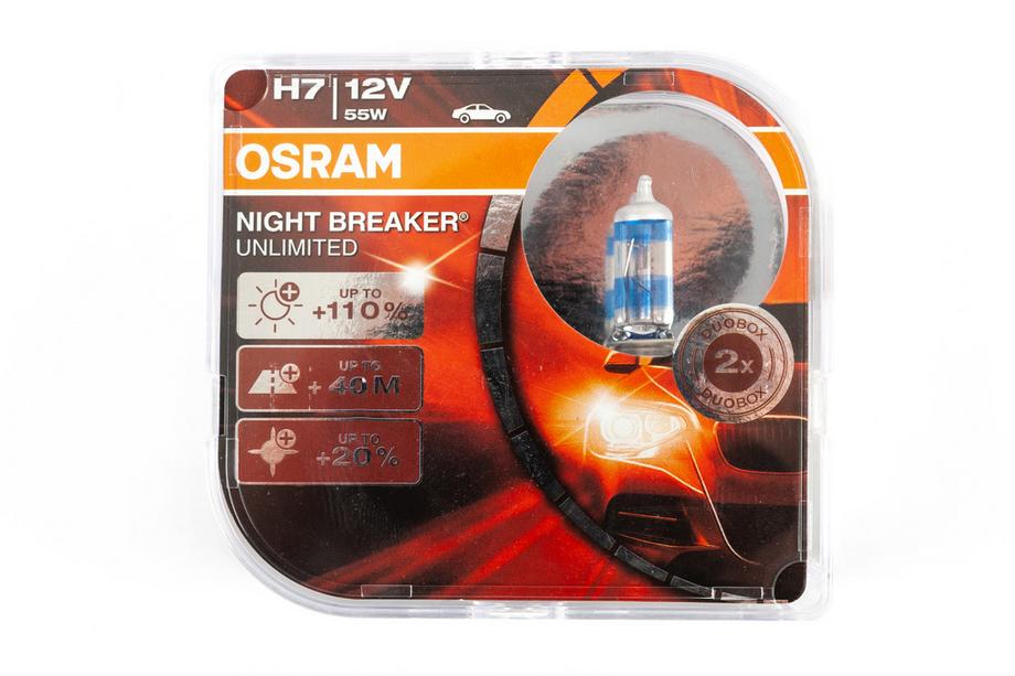Žárovka do světlometu Osram H7 55W Night Breaker Unlimited 64210NBU Image