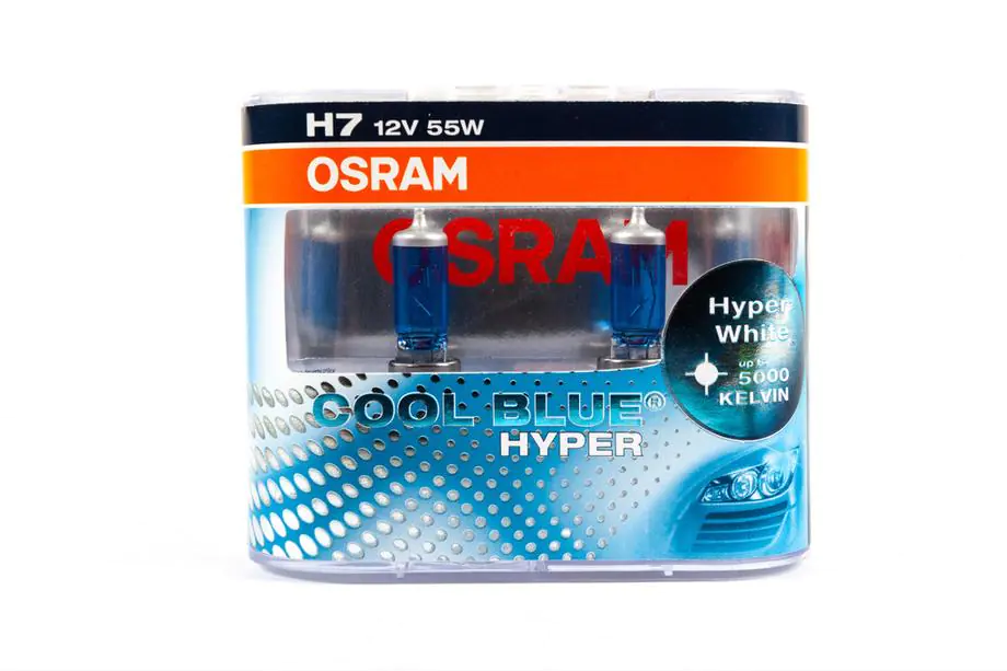 Žárovka do světlometu OSRAM H7 55W Cool Blue Hyper 62210CBH Fotografie 1