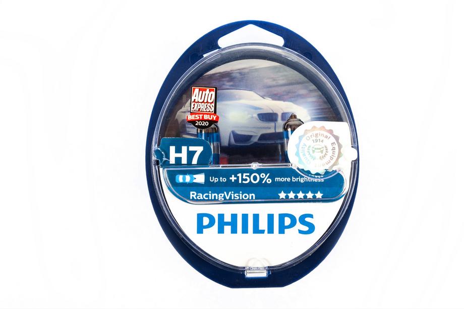 Žárovka do světlometu Philips H7 55W 12972RV Racing Vision +150 % Fotografie 1