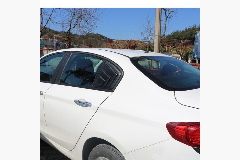 Fiat Tipo 2016– Kryty zadních oken EuroCap (2 ks, ABS) Image