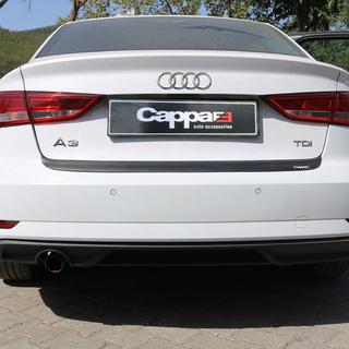 Ochranná lišta zadního nárazníku EuroCap (2017-2020, ABS) Audi A3 2012–2020 fotografie 1