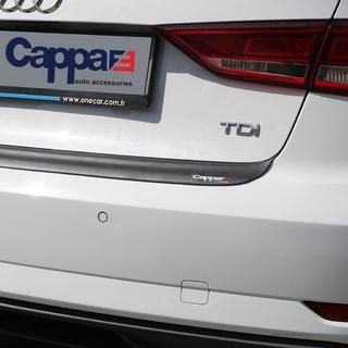Ochranná lišta zadního nárazníku EuroCap (2017-2020, ABS) Audi A3 2012–2020 fotografie 3