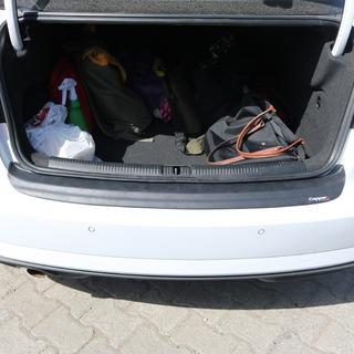 Ochranná lišta zadního nárazníku EuroCap (2017-2020, ABS) Audi A3 2012–2020 fotografie 4