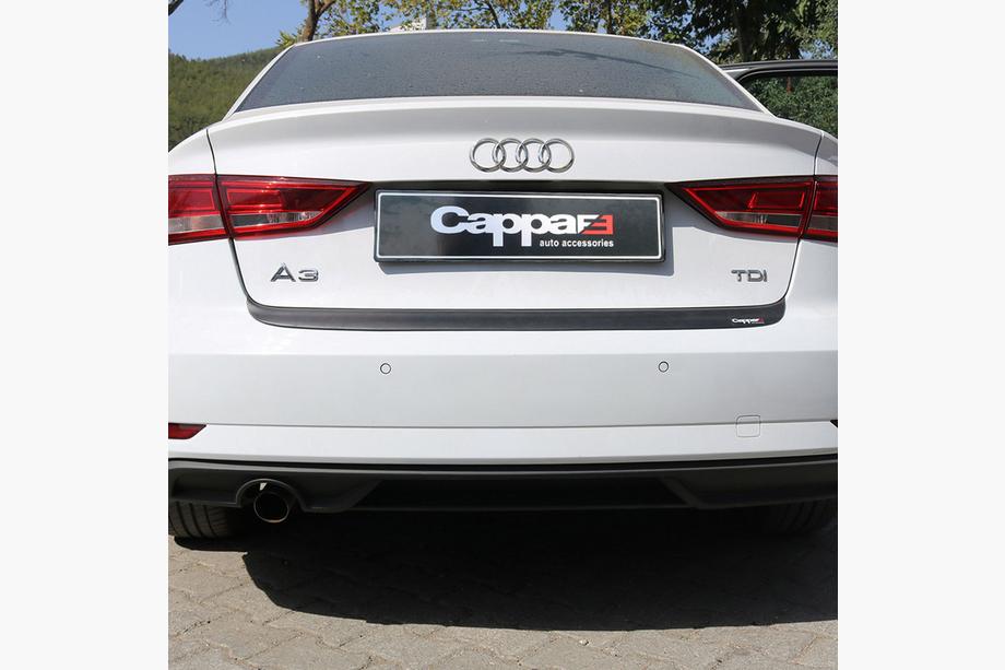 Audi A3 2012–2020 Ochranná lišta zadního nárazníku EuroCap (2017-2020, ABS) Image