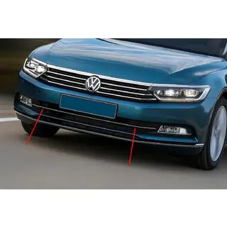 Nerezové lišty na mřížku nárazníku 2014-2018 OmsaLine Volkswagen Jetta 2011–2018 fotografie 1