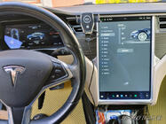 Tesla Model S 2012– EVA autokoberce do interiéru (2012-2021, béžové) fotografie 4