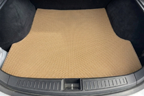 Tesla Model S 2012– Zadní koberec do kufru EVA (2012-2021, béžový) fotografie 1