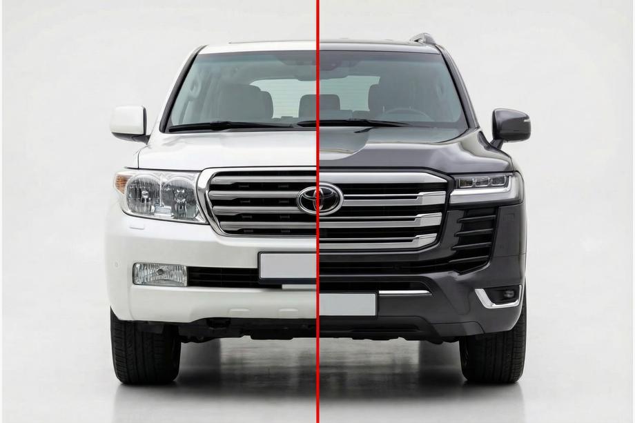 Toyota Land Cruiser 200 2007–2021 Kompletní restylingová sada pro LC 300 High-Line (plná sada) Image