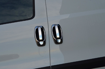 Peugeot Bipper 2008–2017 Kryty dveřních klik a rámečky (8 ks, nerez) Carmos - turecká ocel fotografie 14