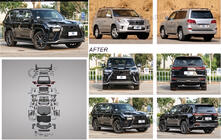 Lexus LX570/450d 2008–2022 Faceliftový kit pro LX600 fotografie 7