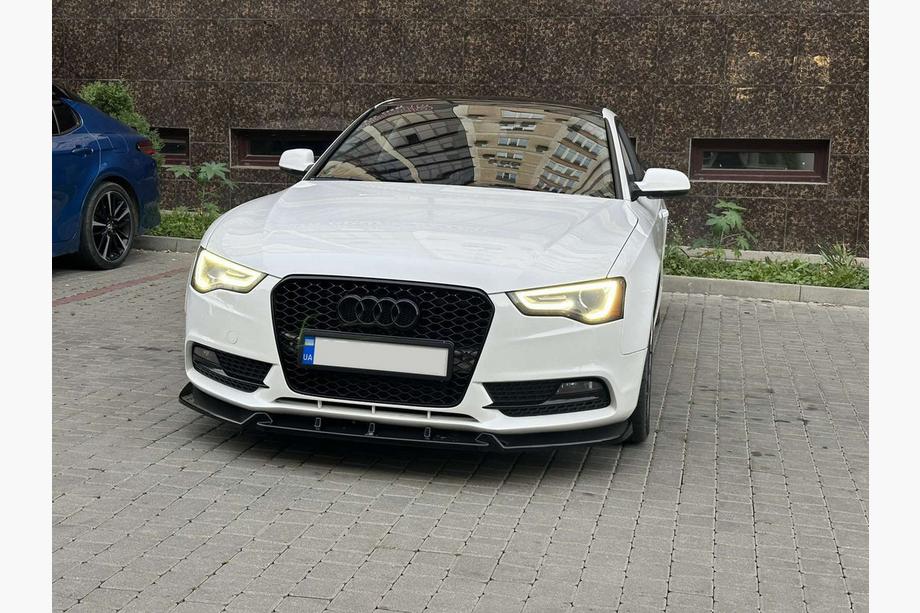 Audi A5 2007–2015 Přední lip nástavec (pro Base, 2011-2015, k lakování) Image
