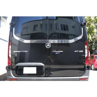 Lišta zadního okna V-2 Carmos (2 ks, nerez) Mercedes Sprinter W907/W910 2018– fotografie 1