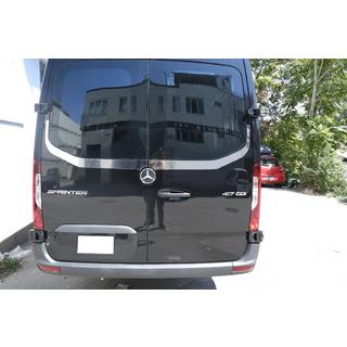 Lišta zadního okna V-2 Carmos (2 ks, nerez) Mercedes Sprinter W907/W910 2018– fotografie 4