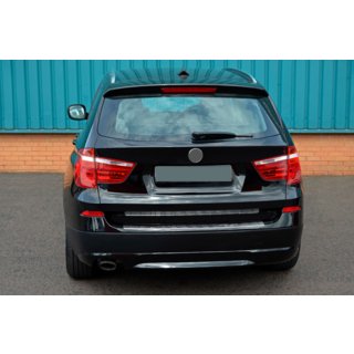 Nerezová lišta na zadní nárazník OmsaLine (lesk, nerez) BMW X3 F25 2011–2018 fotografie 3