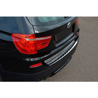 Nerezová lišta na zadní nárazník OmsaLine (lesk, nerez) BMW X3 F25 2011–2018 fotografie 2