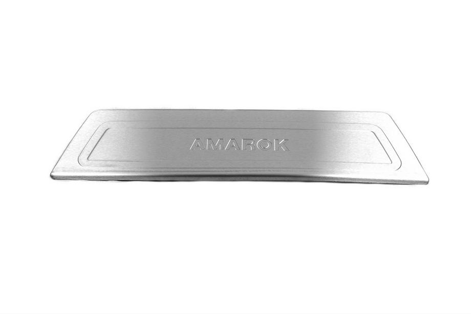 Volkswagen Amarok 2010–2022 Chromová lišta na zadní nárazník OmsaLine (lesk, nerez) Image