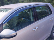 Volkswagen Golf 6 2008–2014 Deflektory oken s chromovou lištou Niken (HB, 4 ks) fotografie 2