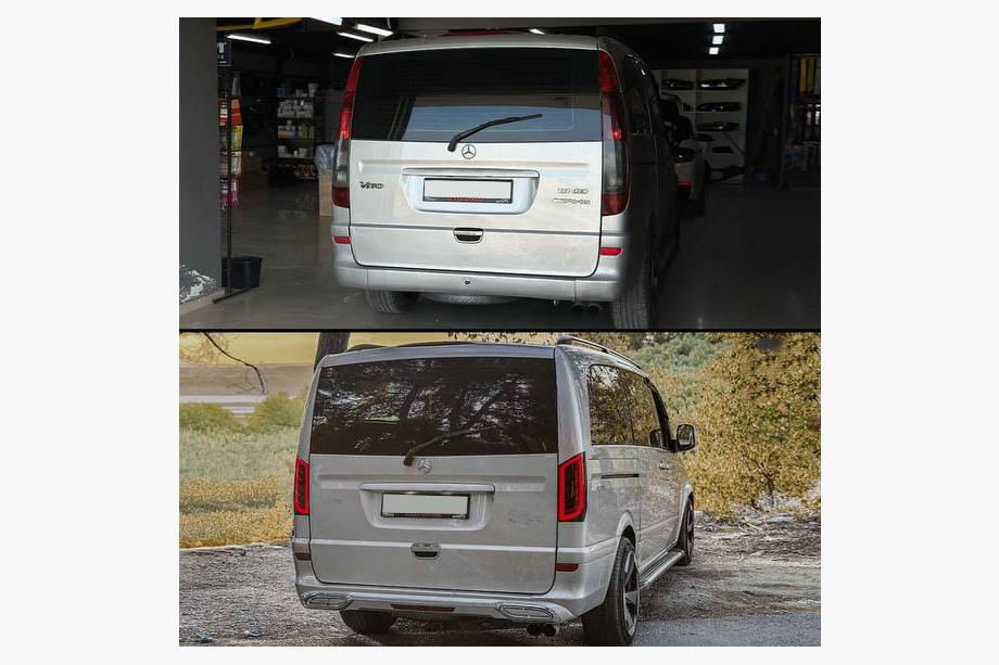 Mercedes Vito W639 2004–2014 Restylingový kit pro W447 Maybach Fotografie 8