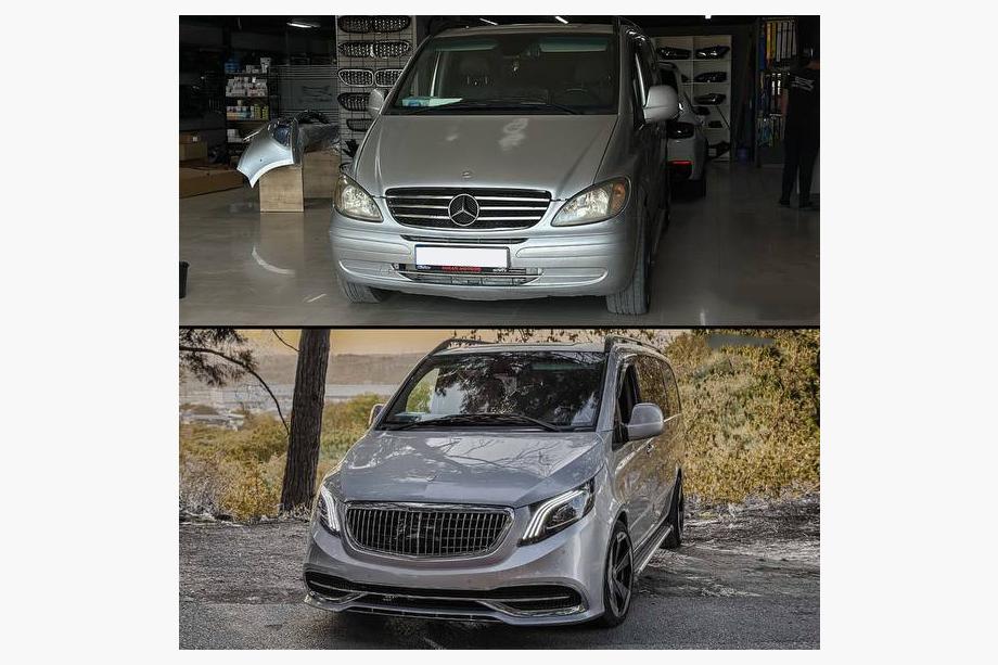 Mercedes Vito W639 2004–2014 Restylingový kit pro W447 Maybach Fotografie 7