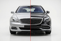 Mercedes S-class W221 2005–2013 Facelift kit pro X222 Maybach S600 fotografie 1