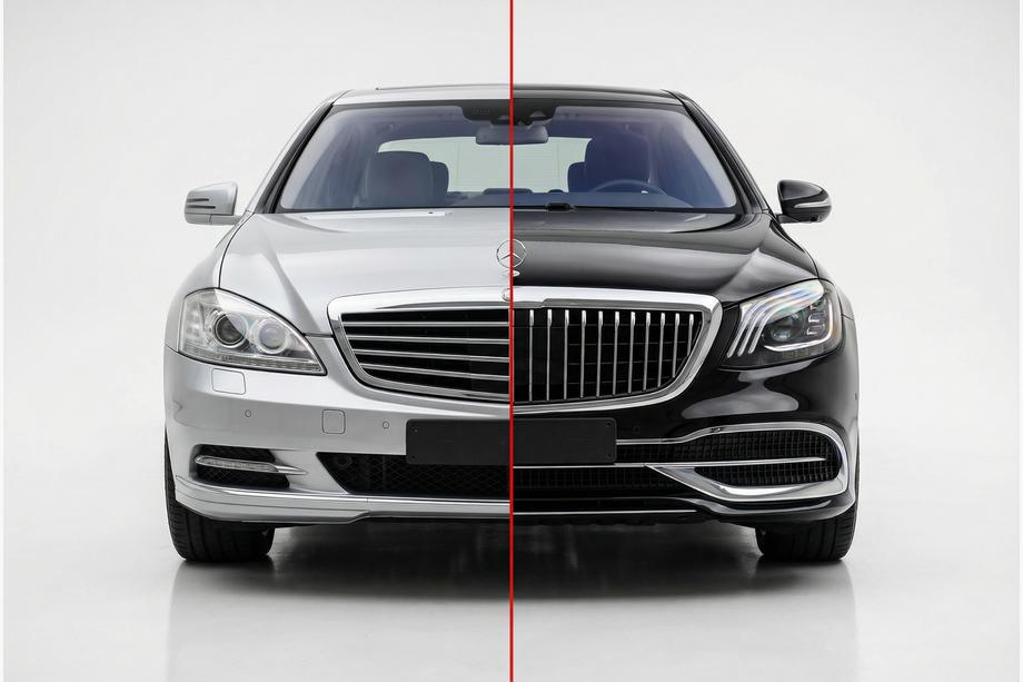 Mercedes S-class W221 2005–2013 Facelift kit pro X222 Maybach S600 Image